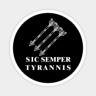 sic semper tyrannis (antifa) Magnet